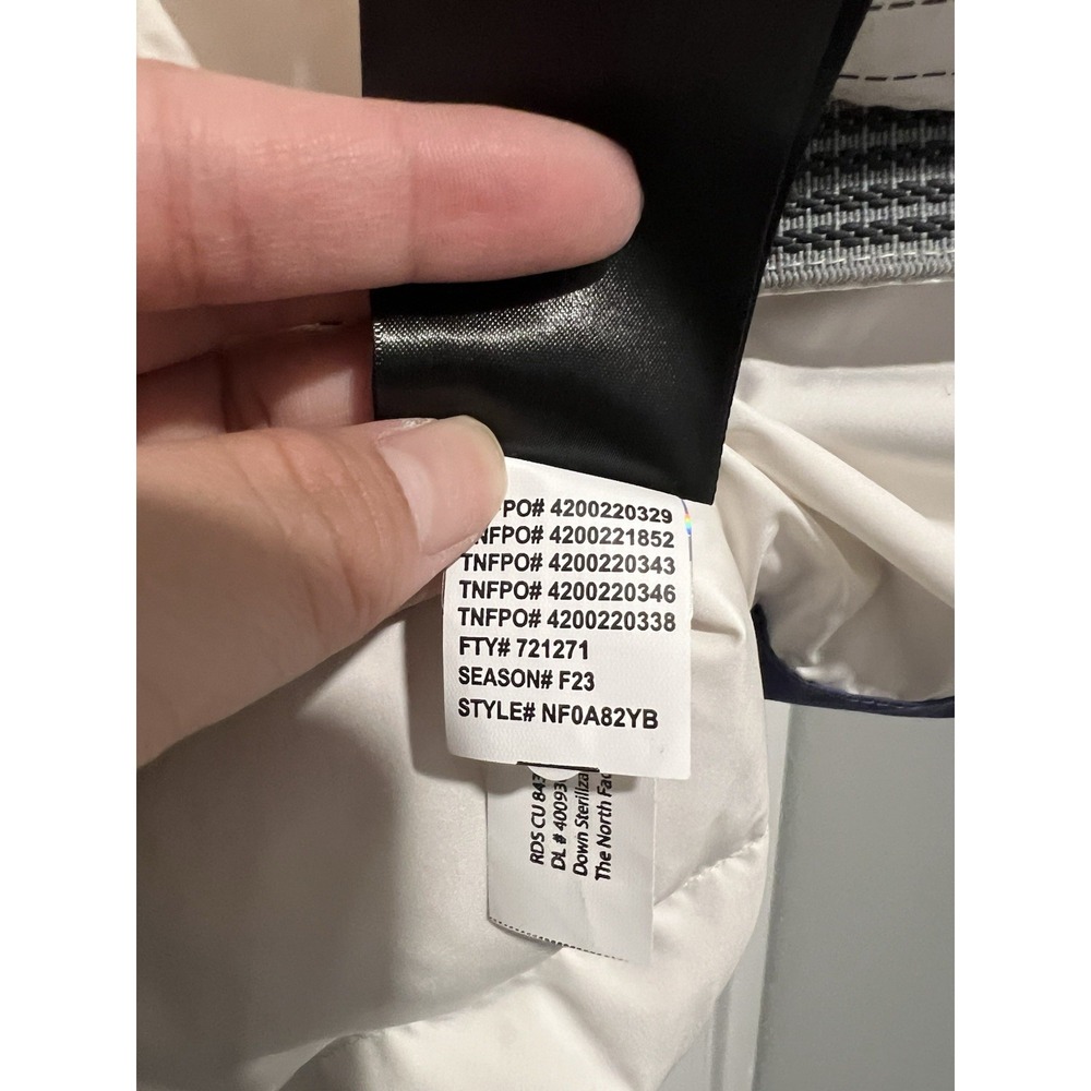 The North Face Girls' Pallie Down Jacket Cave Blue Size XS (6) Winter‎ NWT $230 - Picture 11 of 14